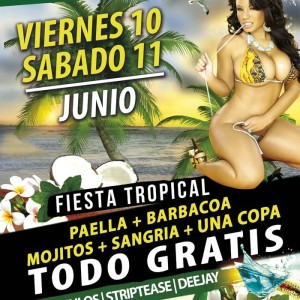 En junio fiesta tropical en club las palmeras castellon